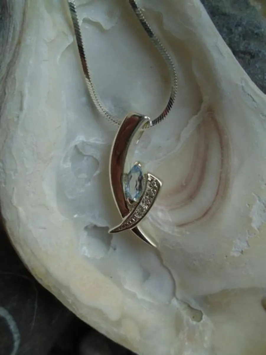 Silver pendant,chain, Silver jewellery.Gift - Image 4