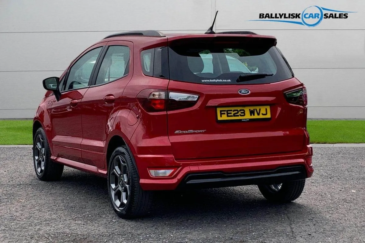 Ford EcoSport 1.0t 125PS St-line in Fantastic Red - Image 2