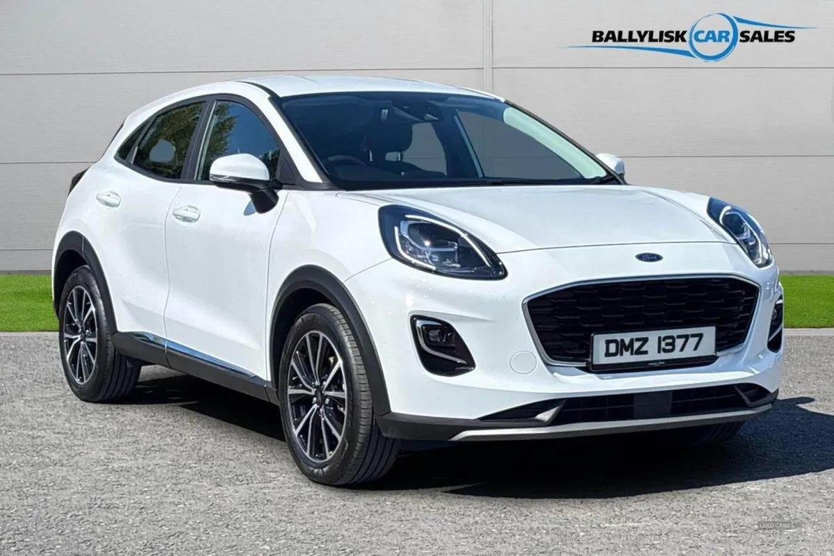 Ford Puma 1.0t 125PS Titanium in White With 7K - Image 1
