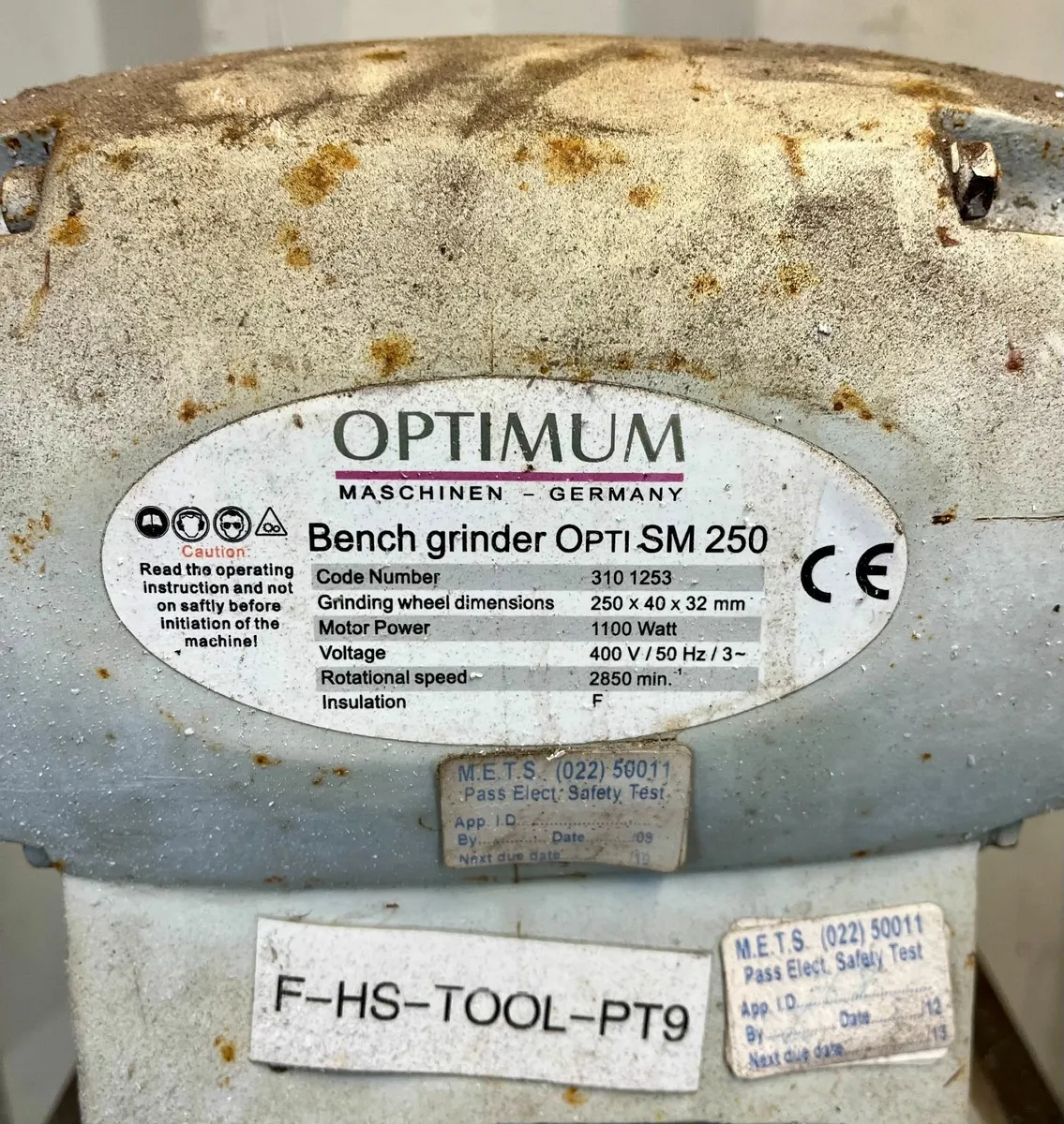 OPTIMUM Bench Grinder OPTI SM 250 - Image 2