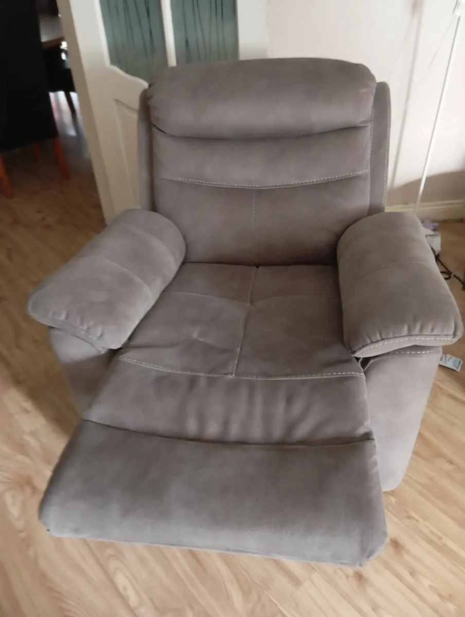 Used - 3 Seater Sofa & Armchair for sale - Image 3