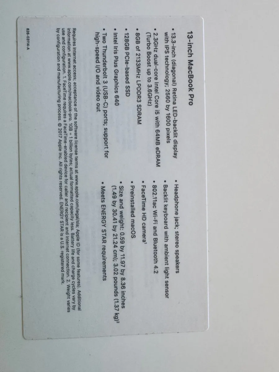 As New 13" Apple MacBook Pro 8GB / 128GB (Boxed) - Image 4