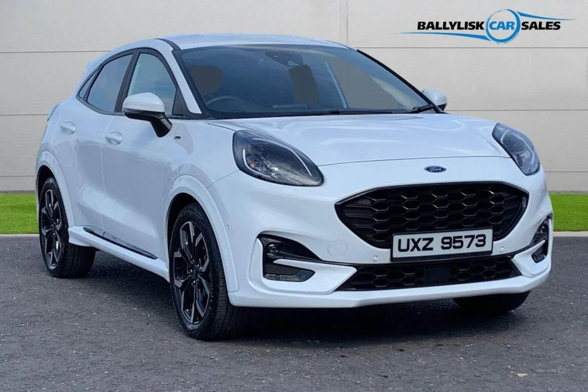 Ford Puma 1.0t 125PS St-line X in White With Only - Image 1
