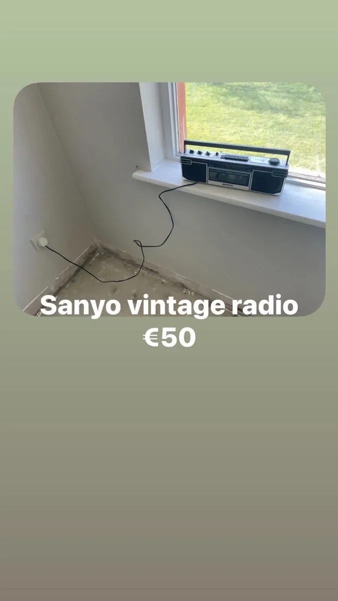 Sanyo radio €50 vintage