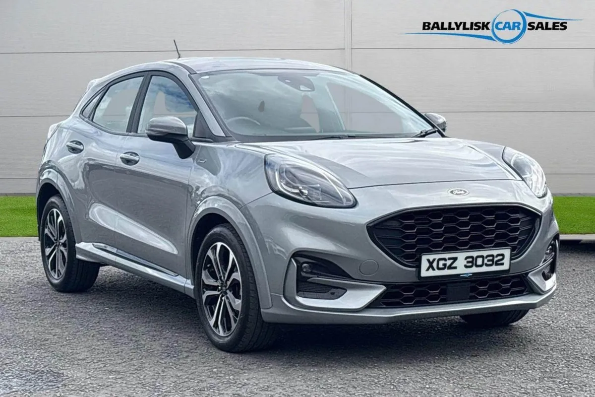 Ford Puma 1.0t 125PS St-line in Solar Silver With - Image 1