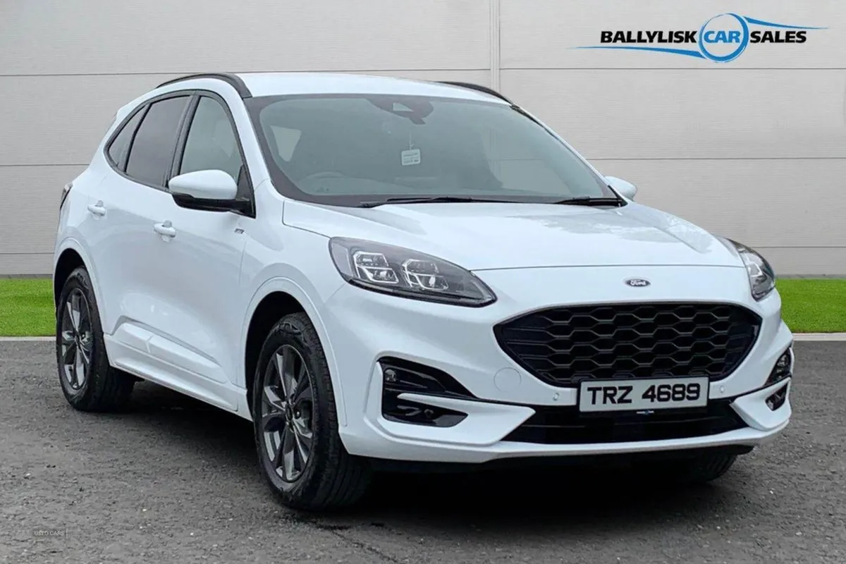 Ford Kuga 2.5 Phev 14.4kwh St-line in White With - Image 1