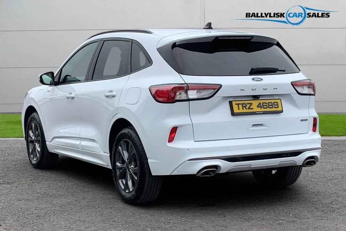 Ford Kuga 2.5 Phev 14.4kwh St-line in White With - Image 2