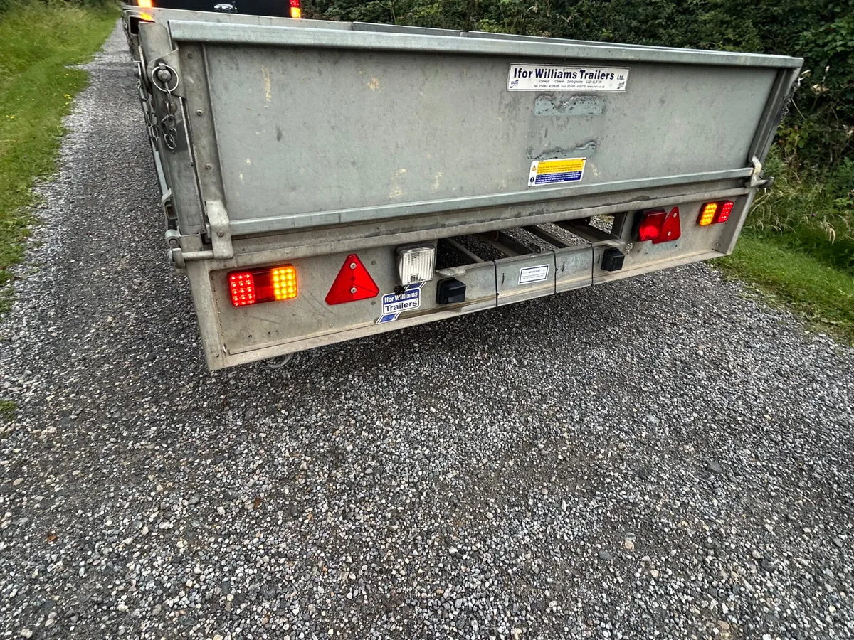Ifor Williams 14x6.6 Dropside Twin Axle Trailer - Image 3