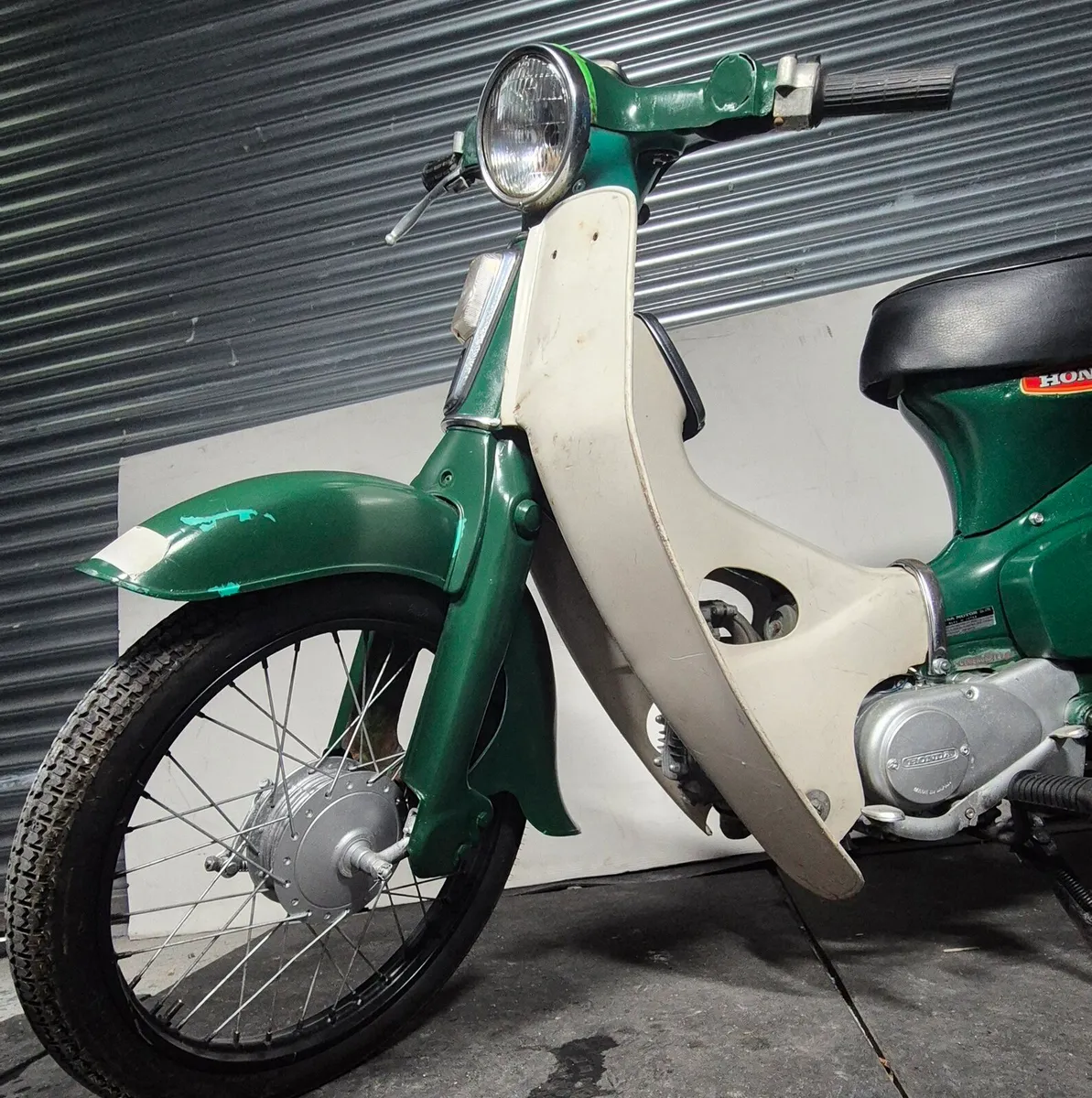 1970 HONDA 50C IN RARE ORIGINAL GREEN & CHASSIS - Image 3