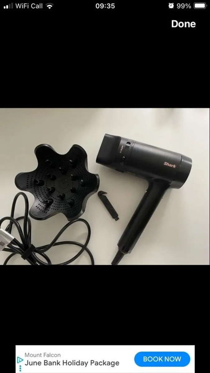 Shark iQ hair dryer - Image 1