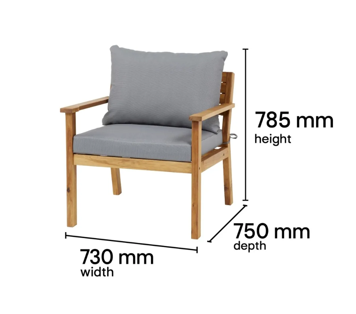 Two garden seats - Image 2