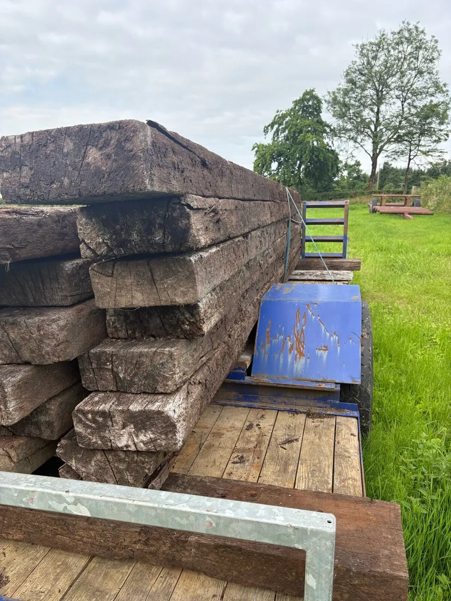 Railway timber beams - Image 3