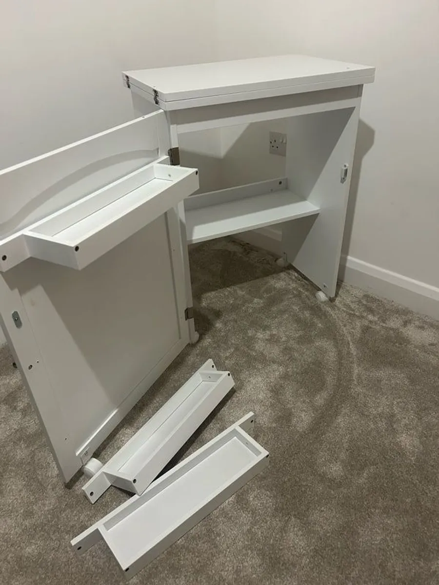 Cabinet/fold out desk - Image 4