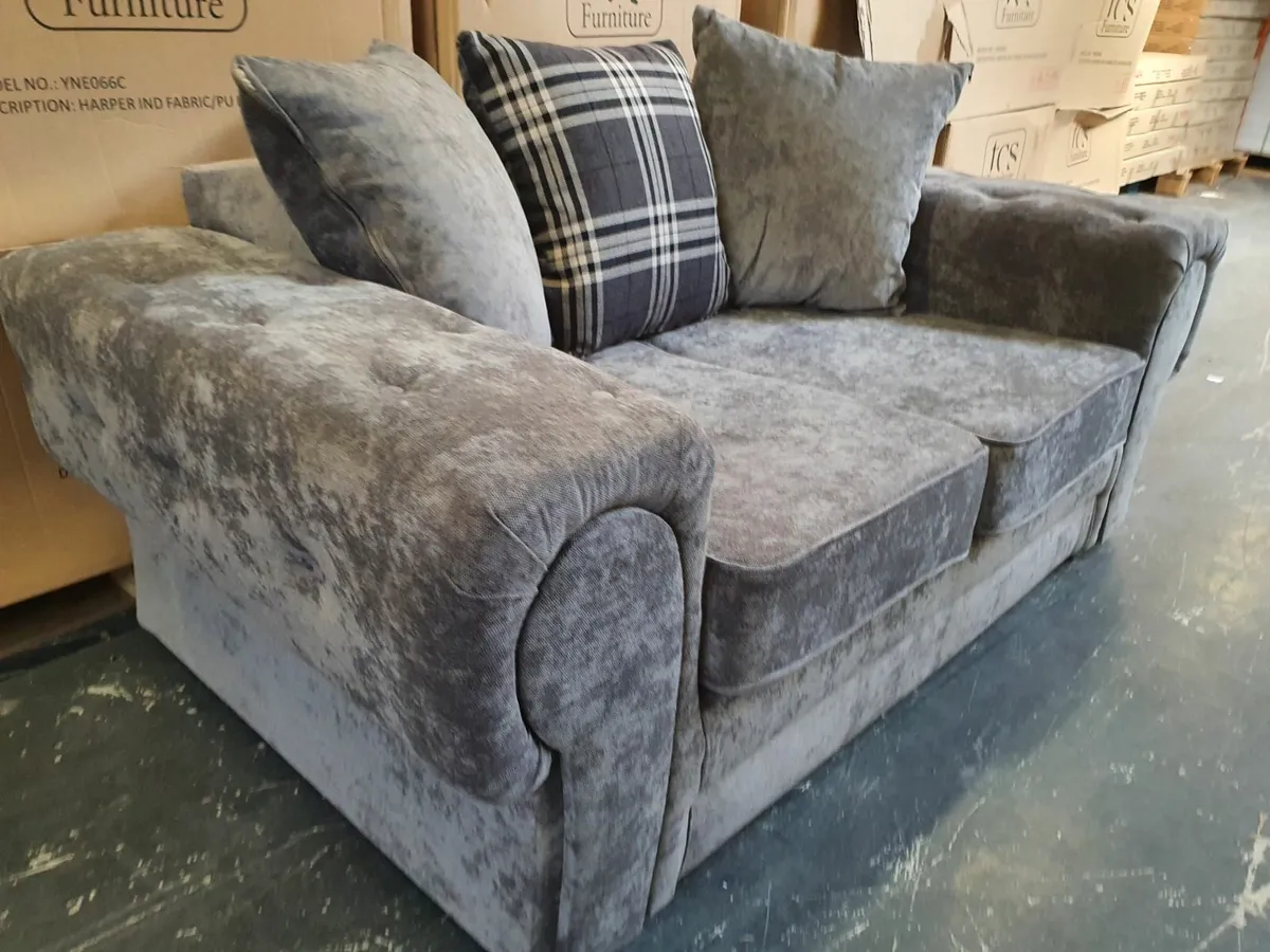 NEW Living Room Sofa - Verona Soft Fabric Set - Image 2