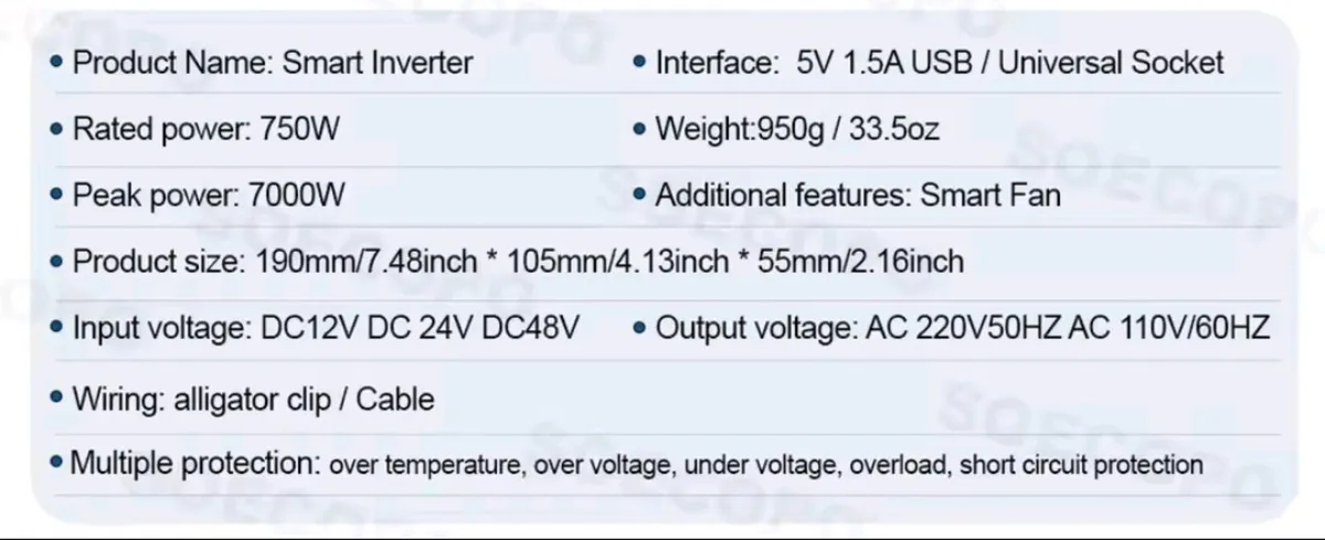 Car converter 48v to 220v - Image 2