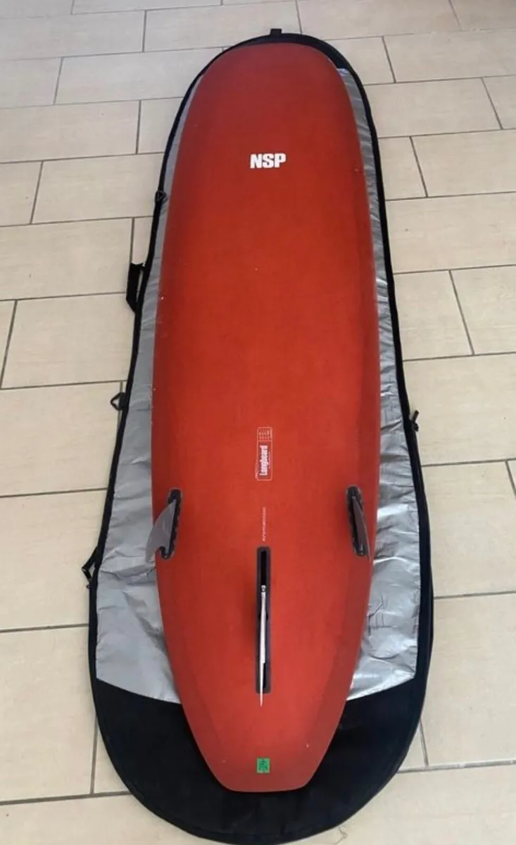 Protech Longboard 8ft Surfboard with bag - Image 2