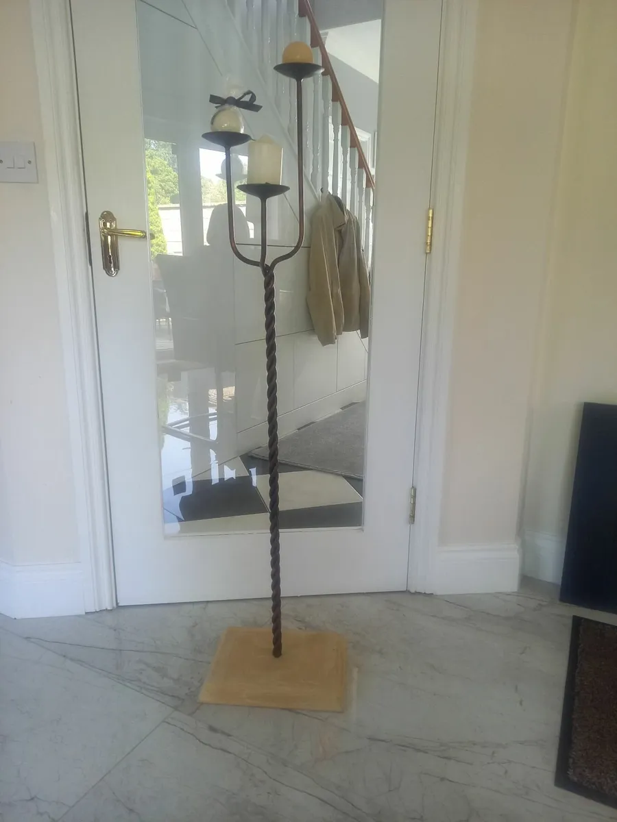 Tall copper candle stick - Image 3