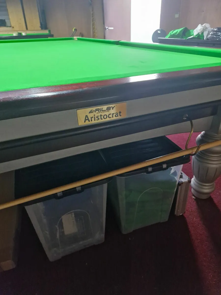 Riley aristocrat 12x6 smooker table - Image 1