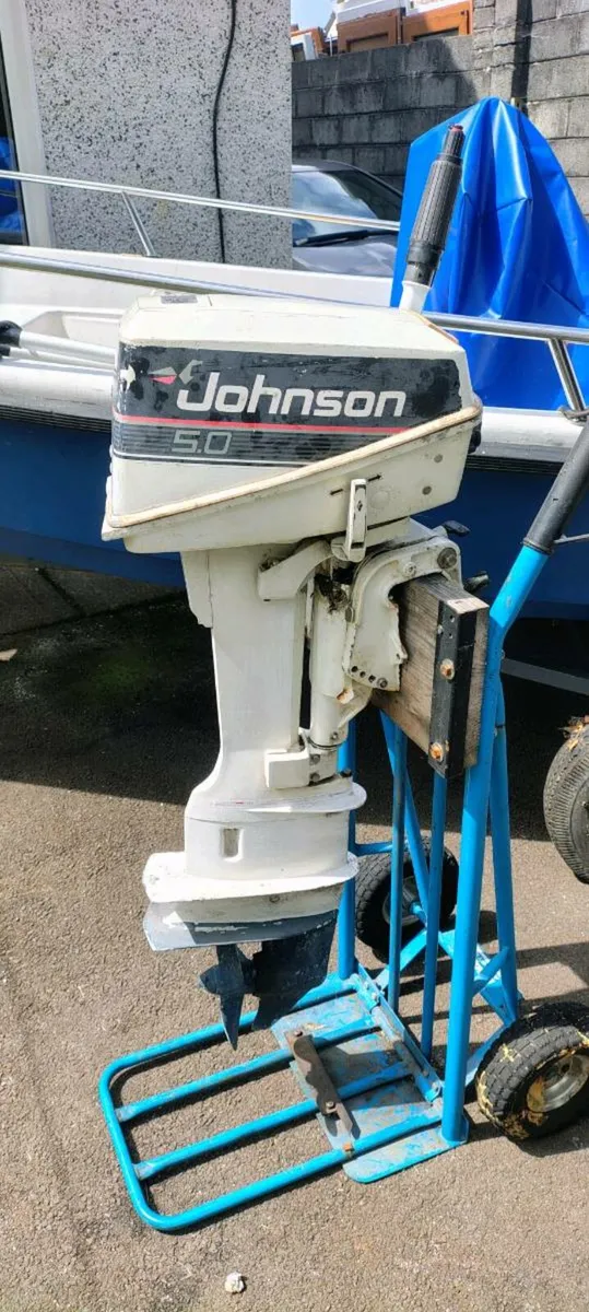 Johnson 5hp outboard - Image 1
