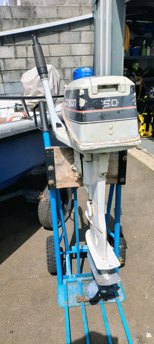 Johnson 5hp outboard - Image 2