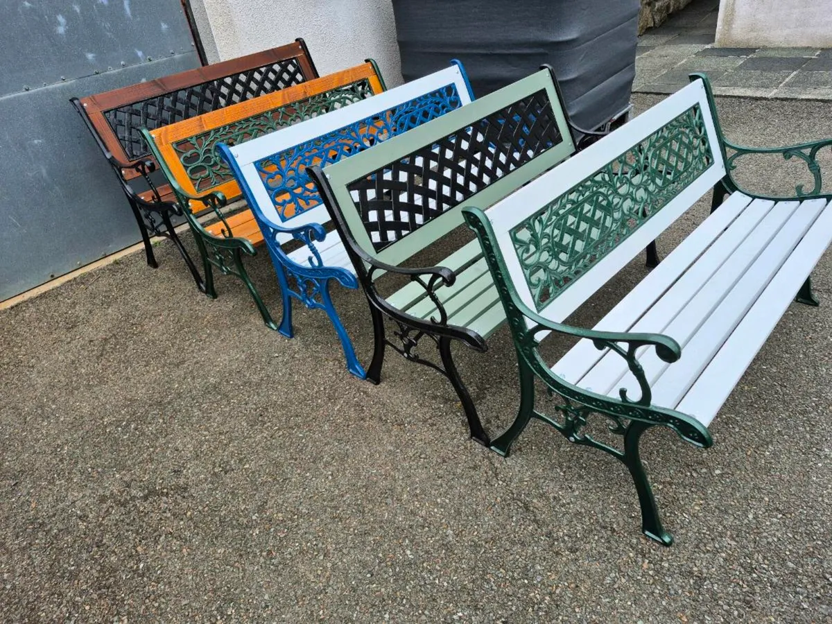 Cast iron Garden benches