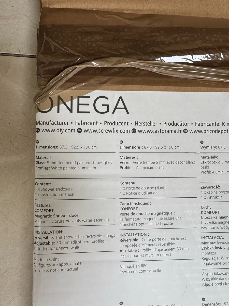 Onega shower door - Image 2