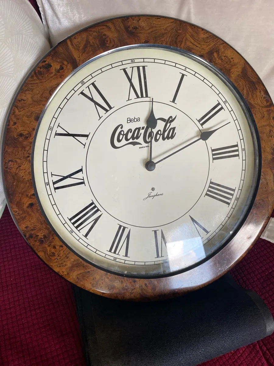 Vintage Art Deco Style Coca Cola Clock - Image 2