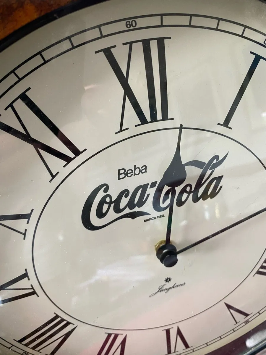 Vintage Art Deco Style Coca Cola Clock - Image 4