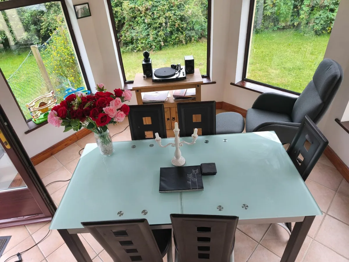 Dining Table and Chairs - Image 1
