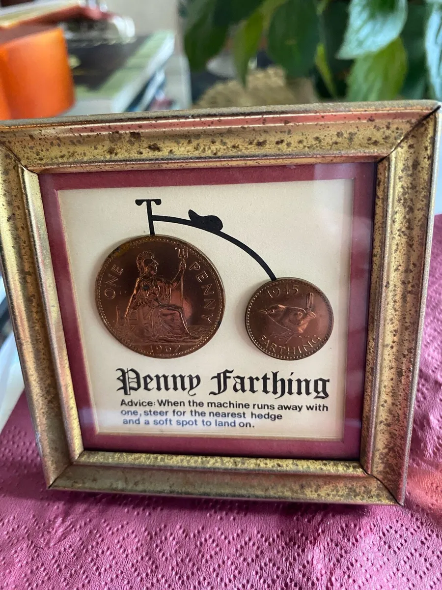 Vintage Penny Farthing Picture - Image 1