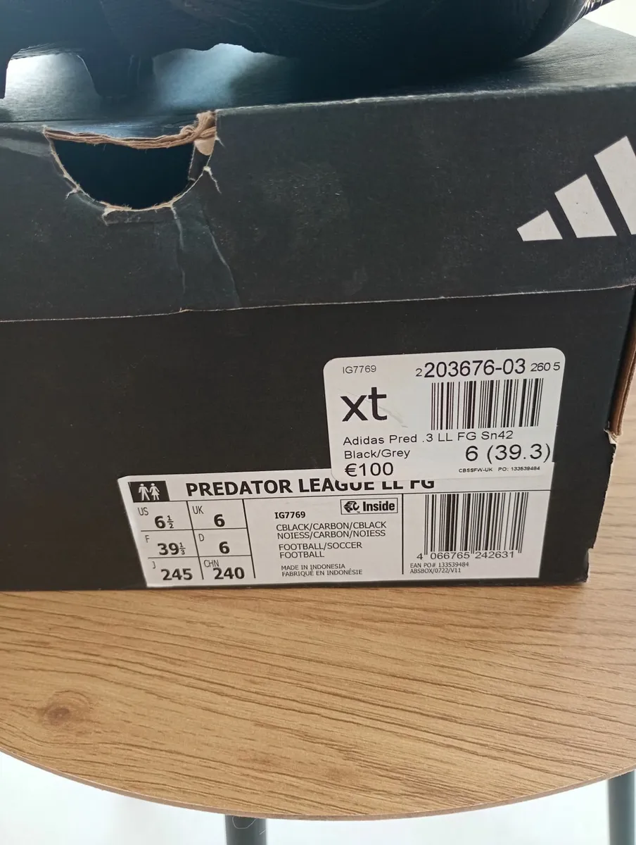 Football boots, Brand new Adidas predators size 6 - Image 3
