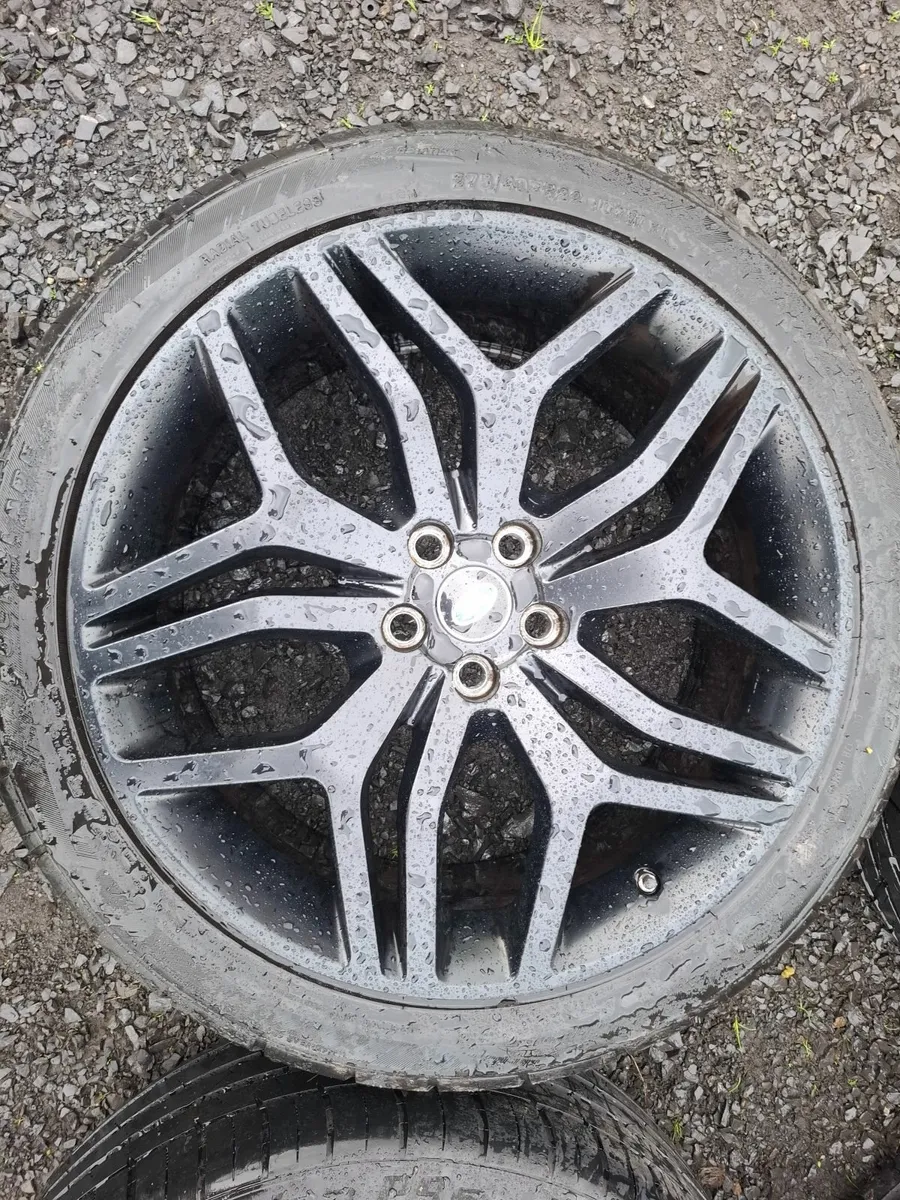 22" Genuine Range Rover Sport Alloys with tyres - Image 3