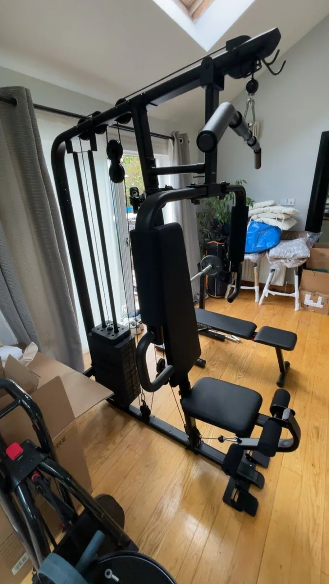 Gym Equipment- Cable Machine, Bench, Dumbbell - Image 4