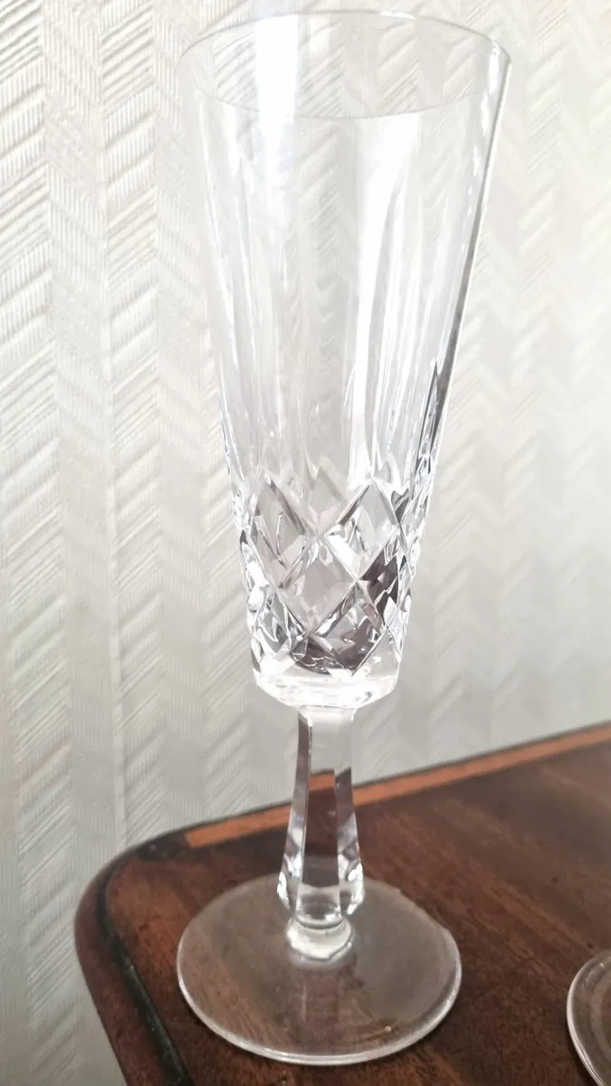 Vintage Waterford Crystal Champagne Glasses 6 - Image 3