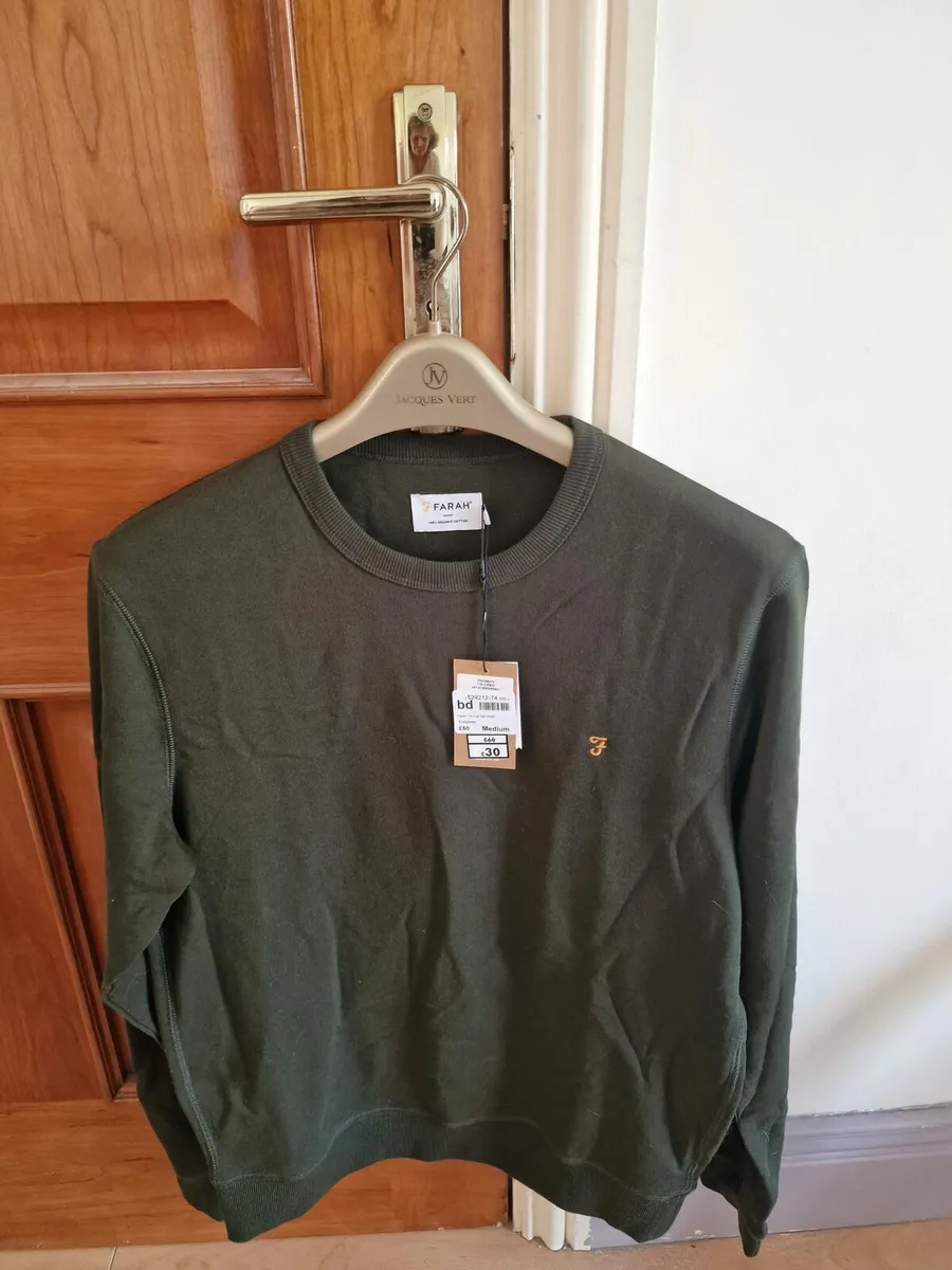 NOT WORN Farah Cotton Sweater - Image 1