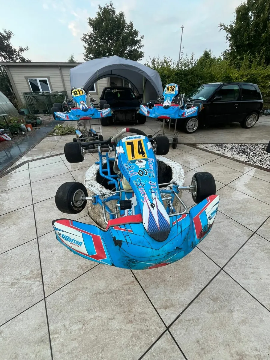 3 Tillotson T4 Go karts For Sale - Image 1