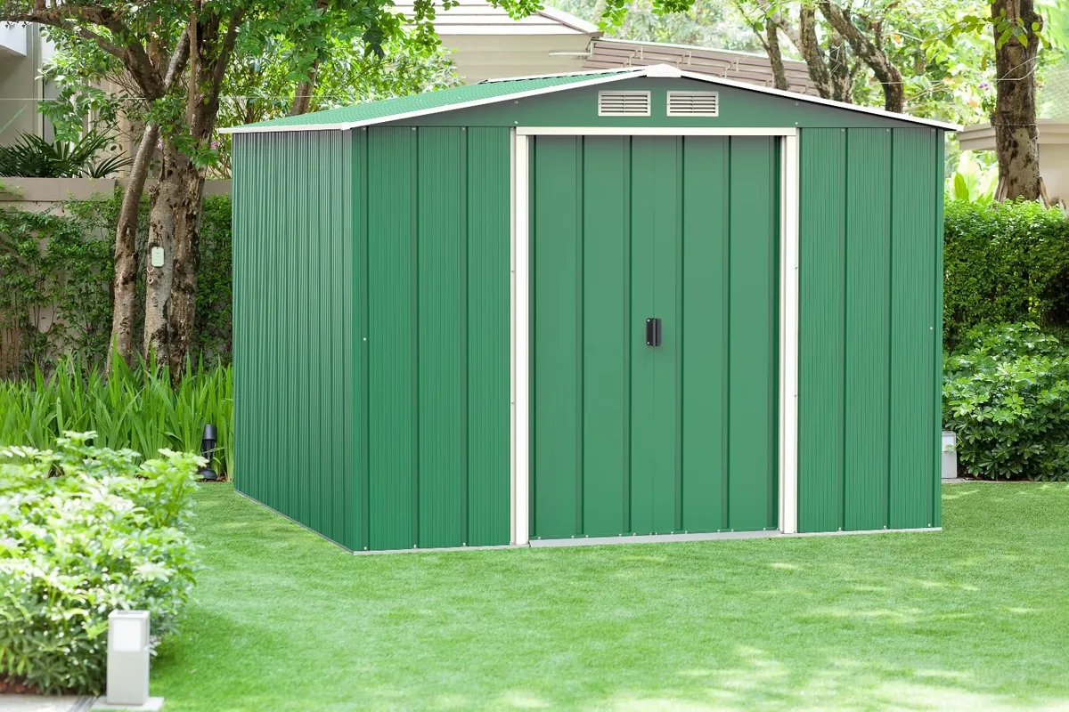 8x8 Steel Garden Sheds.  With Free Delivery - Image 3