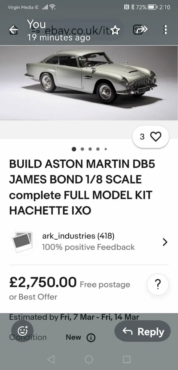 Build Aston  DB5 - Image 1