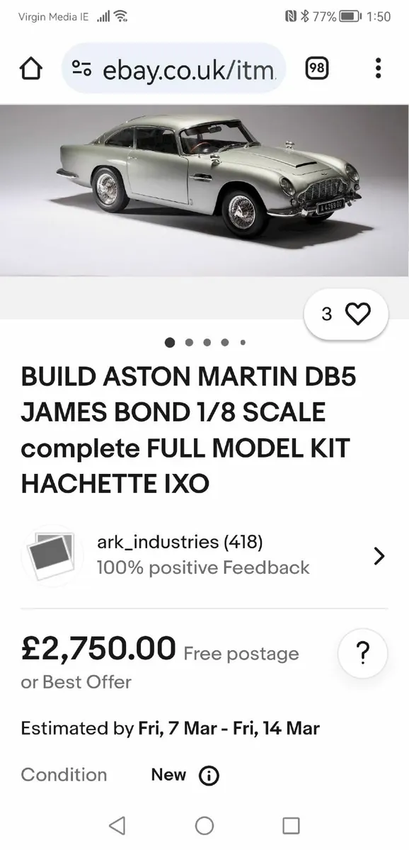Build Aston  DB5 - Image 2