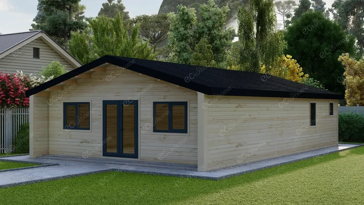 Ecohome Log Cabins Modular 3 Bed B 7.5m x 12.7m - Image 2