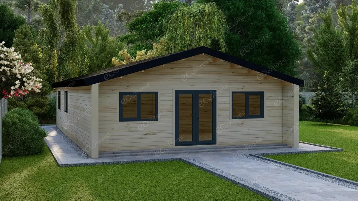 Ecohome Log Cabins Modular 3 Bed B 7.5m x 12.7m - Image 3