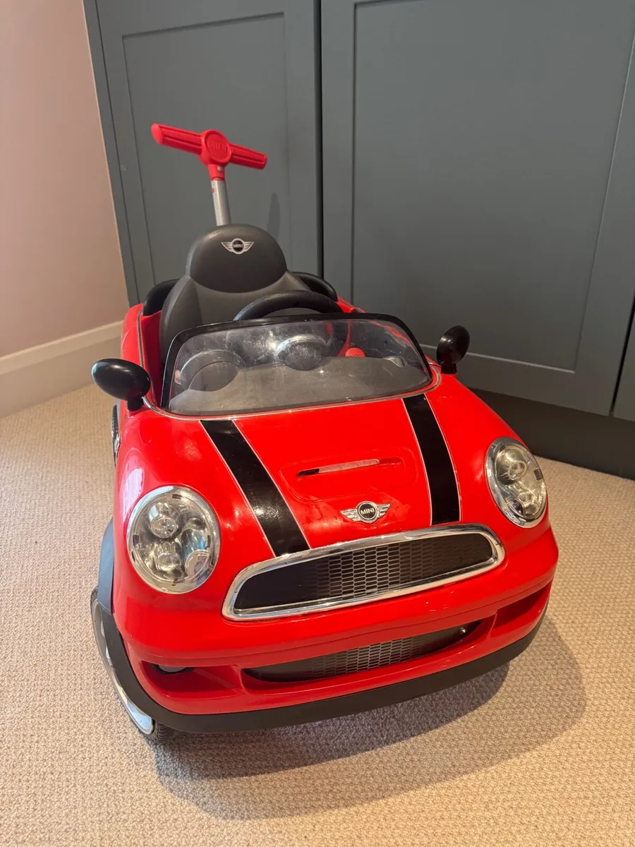 Push along red Mini Cooper Car - Image 3
