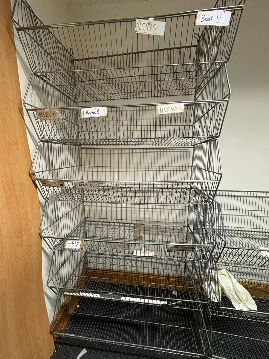 Stacking basket for shelving - Image 2
