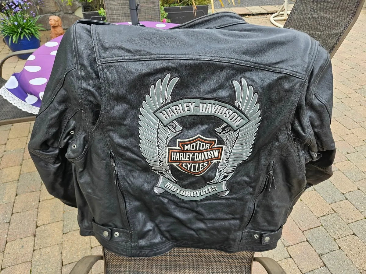 Leather Harley Davidson Jacket - Image 1