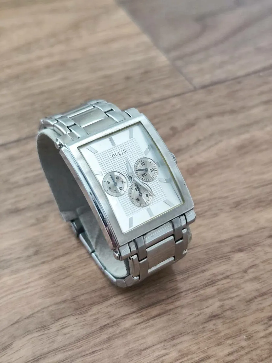 Men's Stainless Steel Guess Watch - Image 2