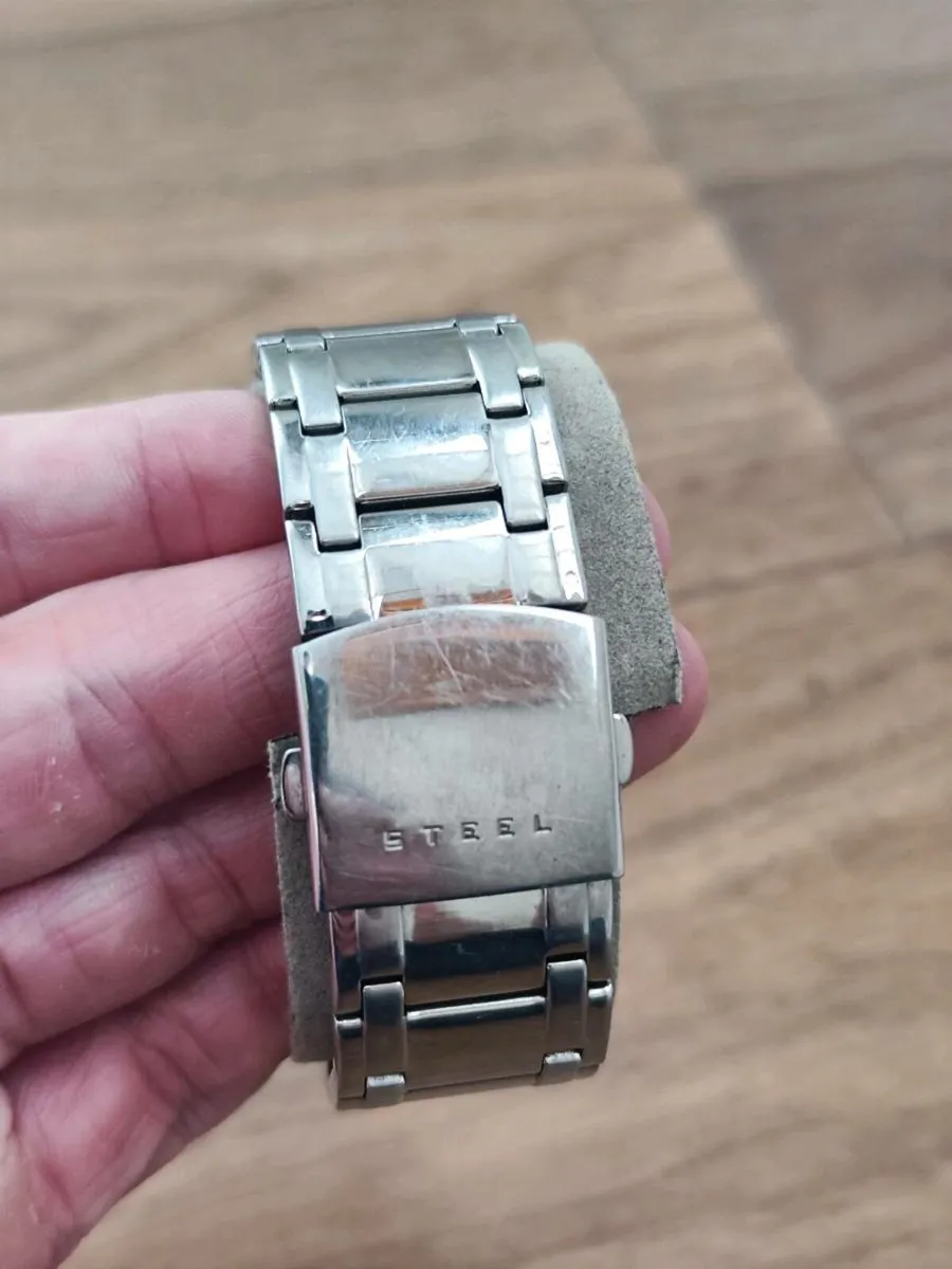 Men's Stainless Steel Guess Watch - Image 3