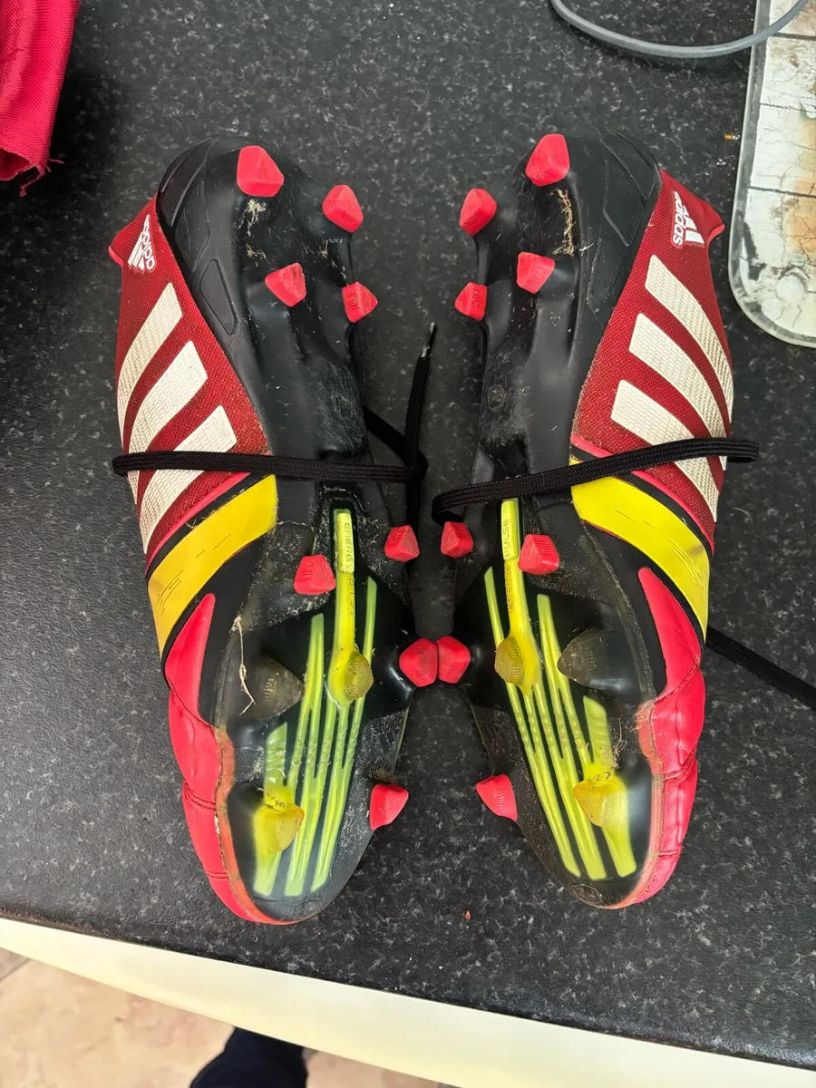 Uk11 Adidas & Mercurial football boots - Image 1