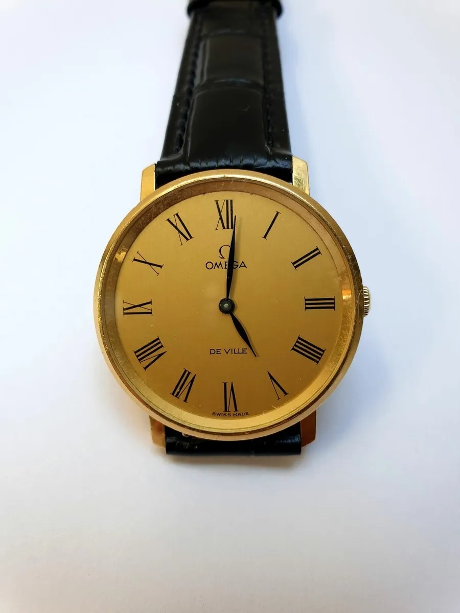 Omega Deville 18ct Gold Wristwatch 1970s - Image 1