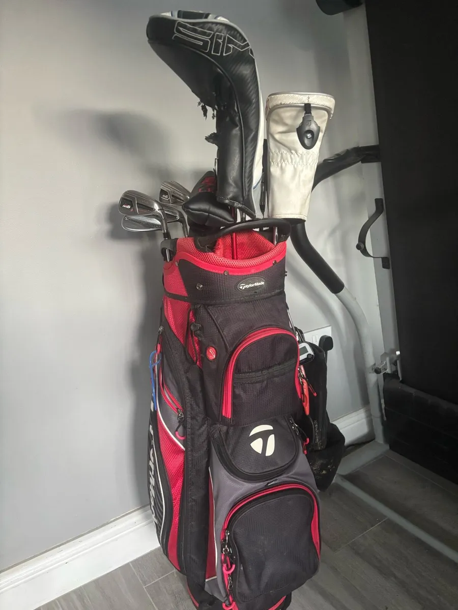 Taylor made Golf Clubs and Electric Trolley - Image 2
