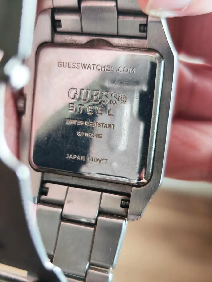 Men's Stainless Steel Guess Watch - Image 4
